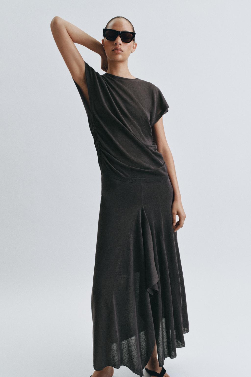 KNIT MIDI SKIRT - image 2