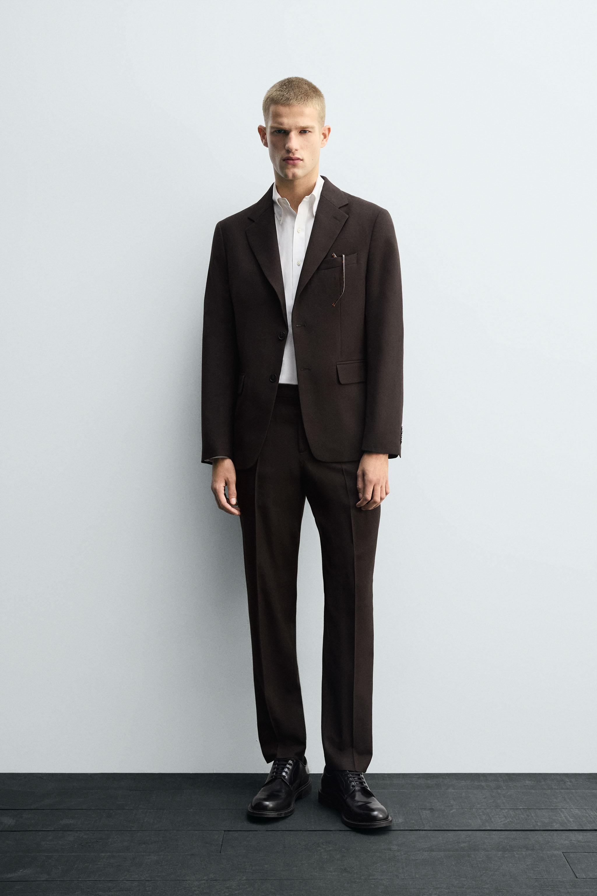 160cm ZARA 紺 ネイビー フォーマルスーツ セットアップ 男子 カジュアルスーツ | メンズ | 最新コレクション | ZARA 日本