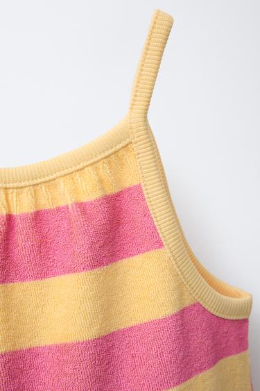 COMBINAISON SERVIETTE IMPRIMÉE - Jaune de Zara - Image 2