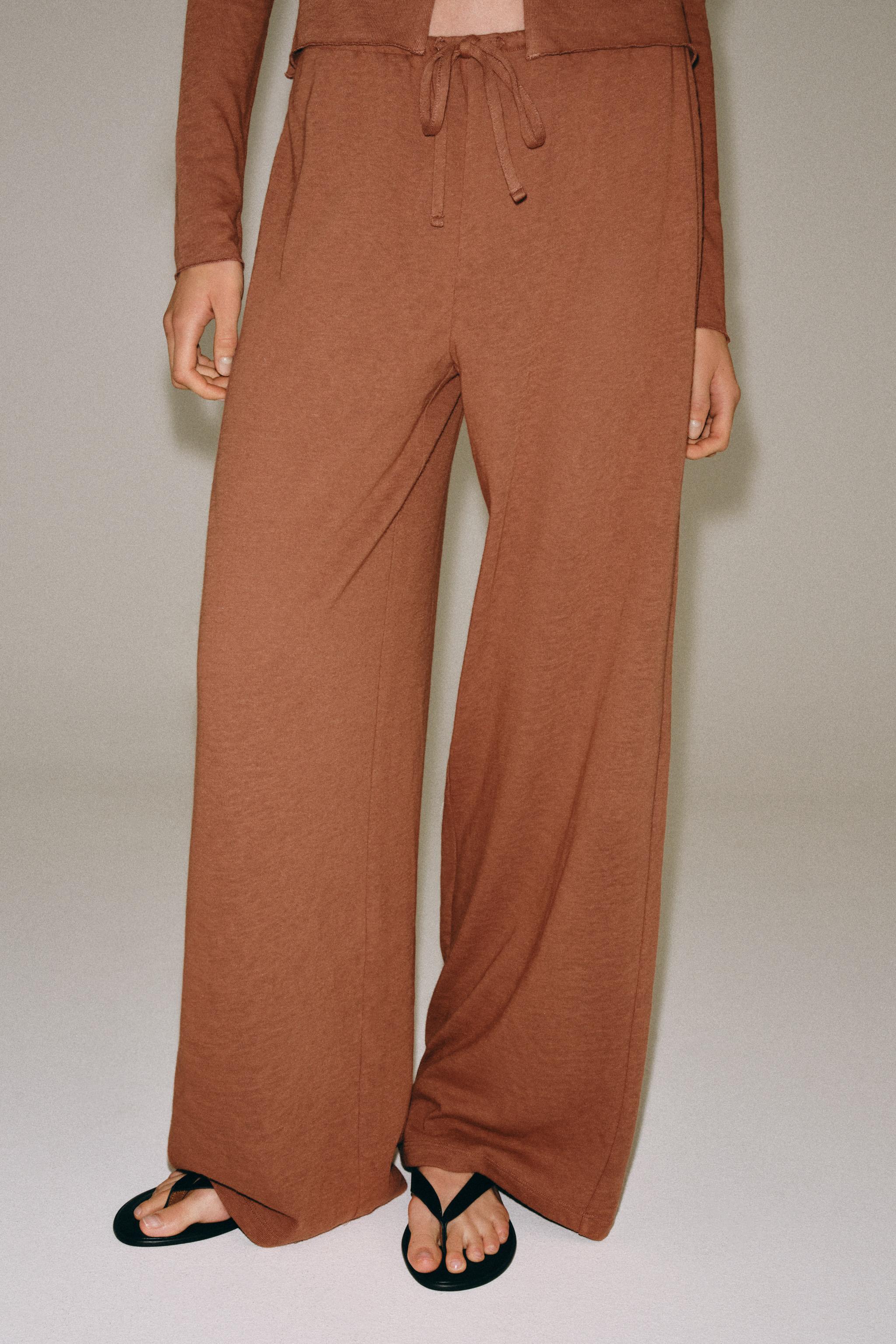 RUSTIC PANTS — Dark russet