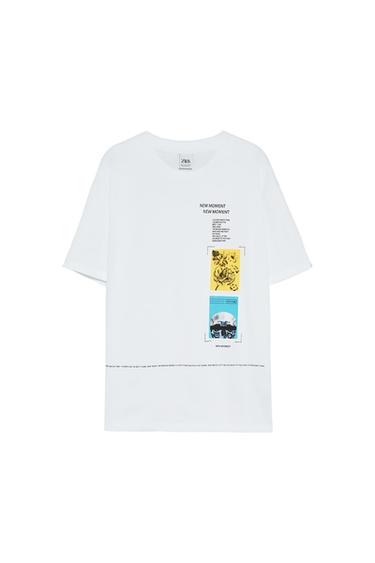 T-SHIRT WITH CONTRAST PATCHES