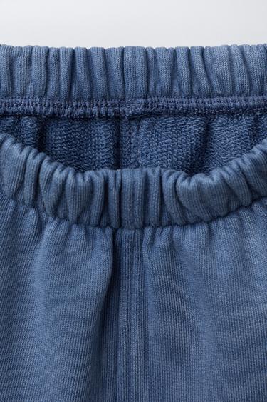 PANTALON DE JOGGING DÉLAVÉ - Bleu de Zara - Image 2