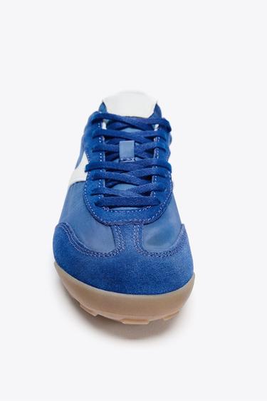 SOFT RUNNING TRAINERS - Blue by Zara - Image 4