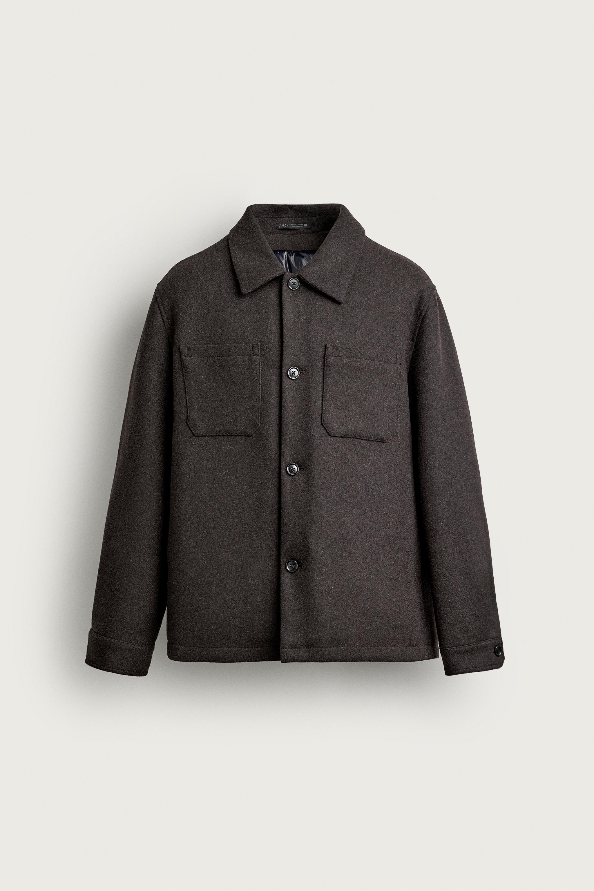 CONTRAST QUILTED OVERSHIRT