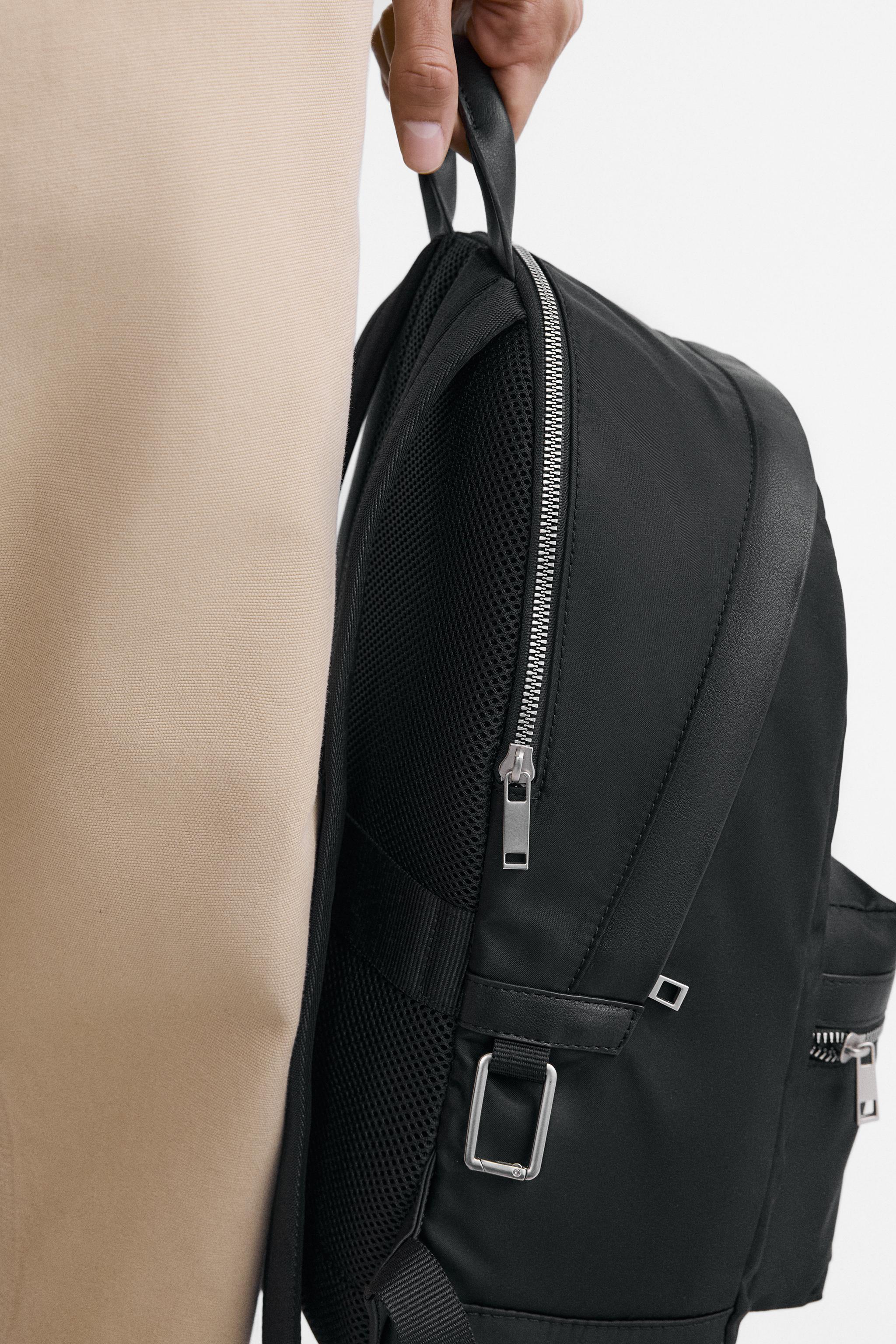 NYLON BACKPACK Black ZARA Australia