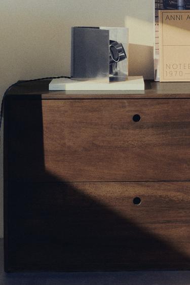 WOODEN CHEST WITH DRAWERS - Brown by Zara - Image 4