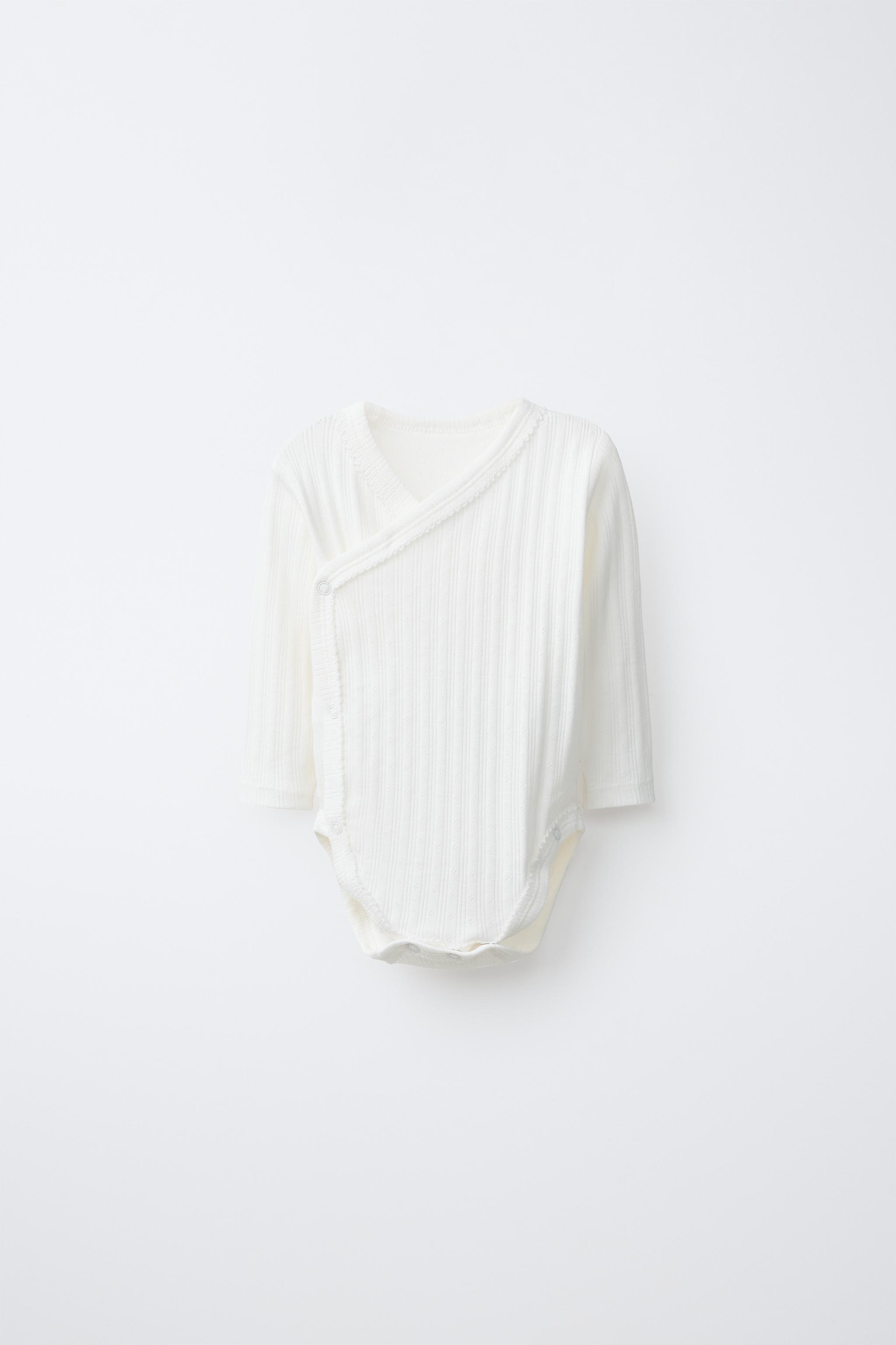 Three-Pack Pointelle Crossover Bodysuits