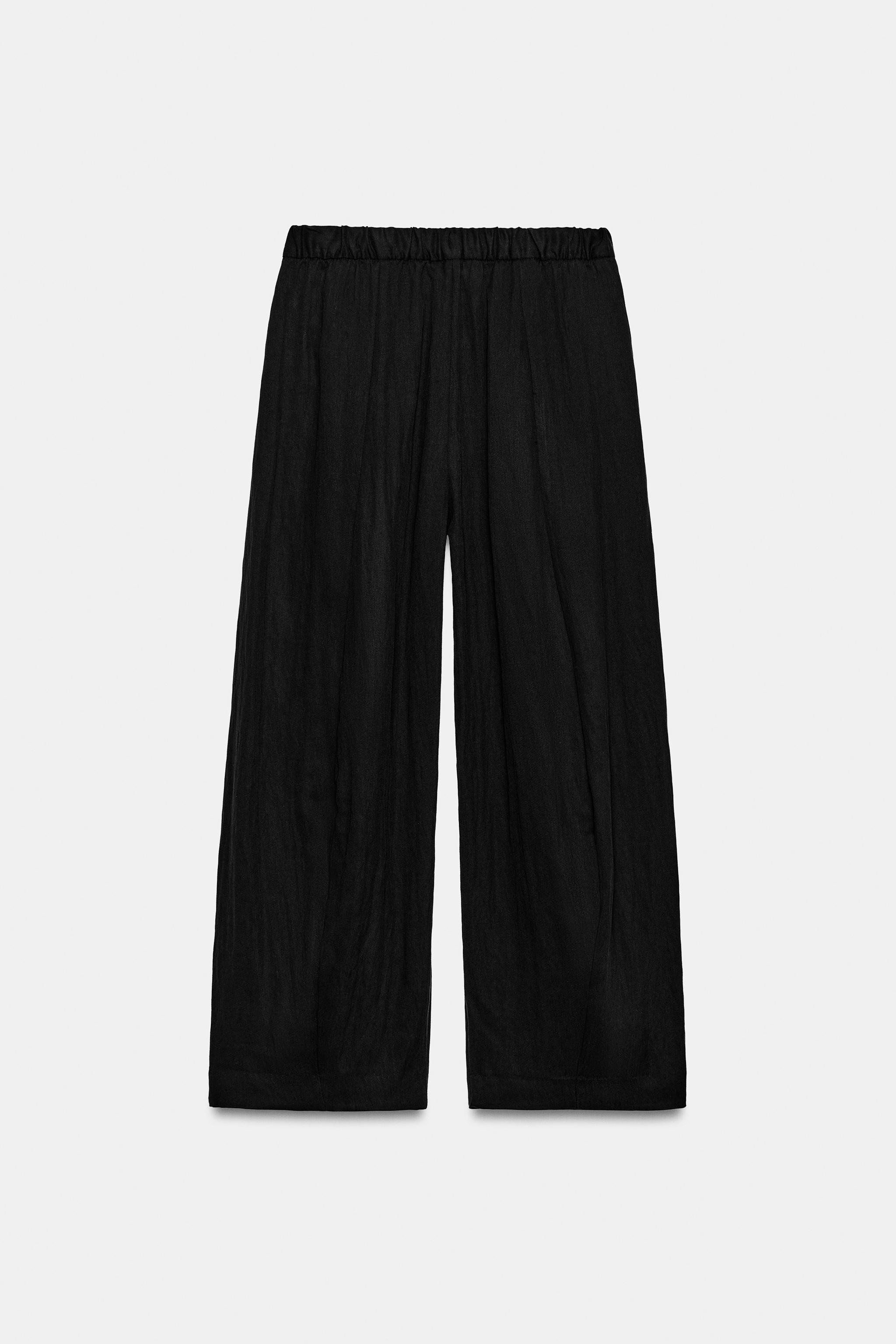 Женские брюки Zara ZW COLLECTION BARREL PANTS — фото 6