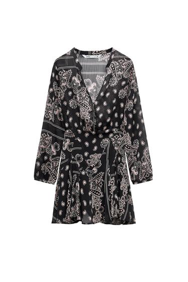 SHORT PRINTED DRESS