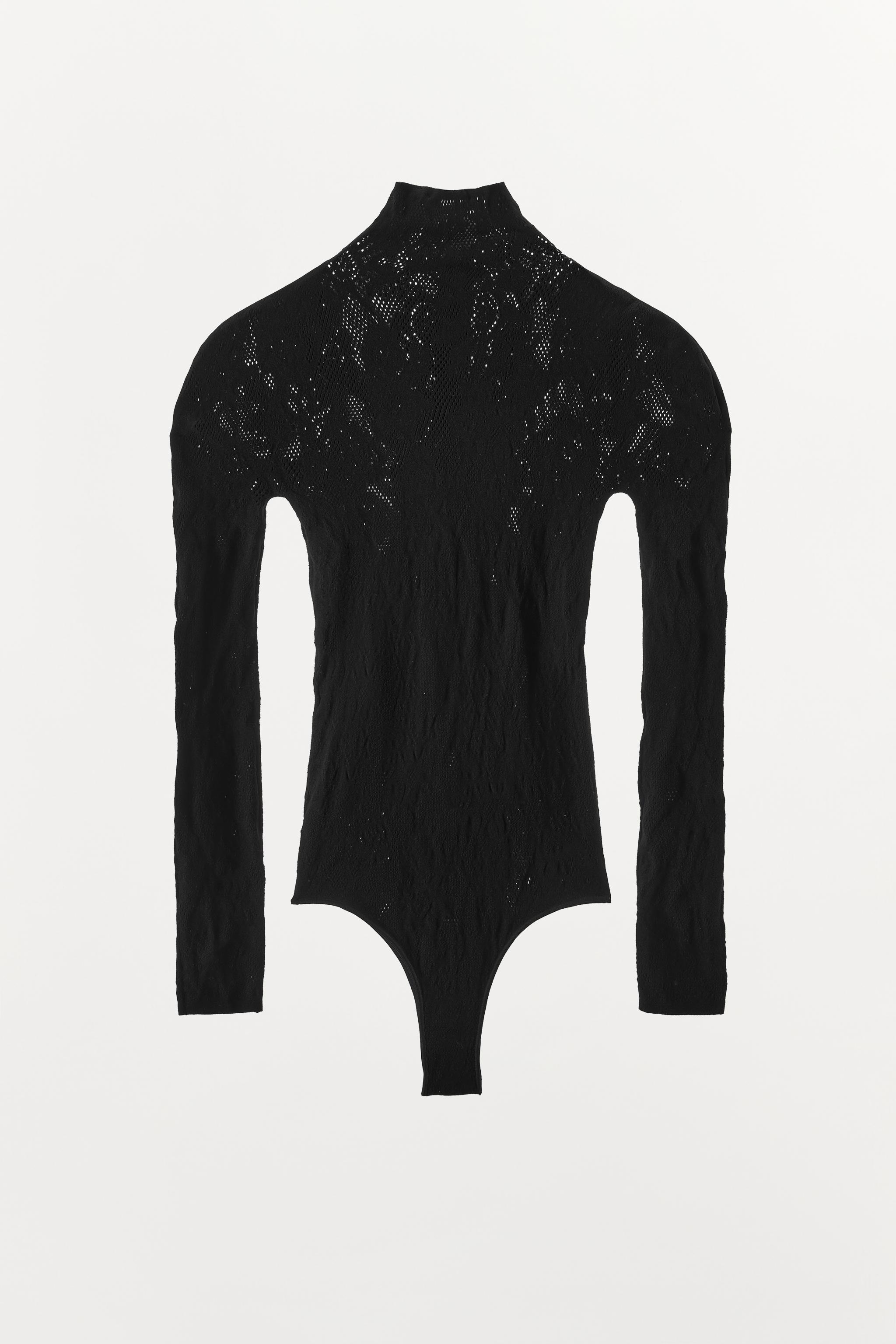 Zara Dikişsiz Dantelli Body görsel 7