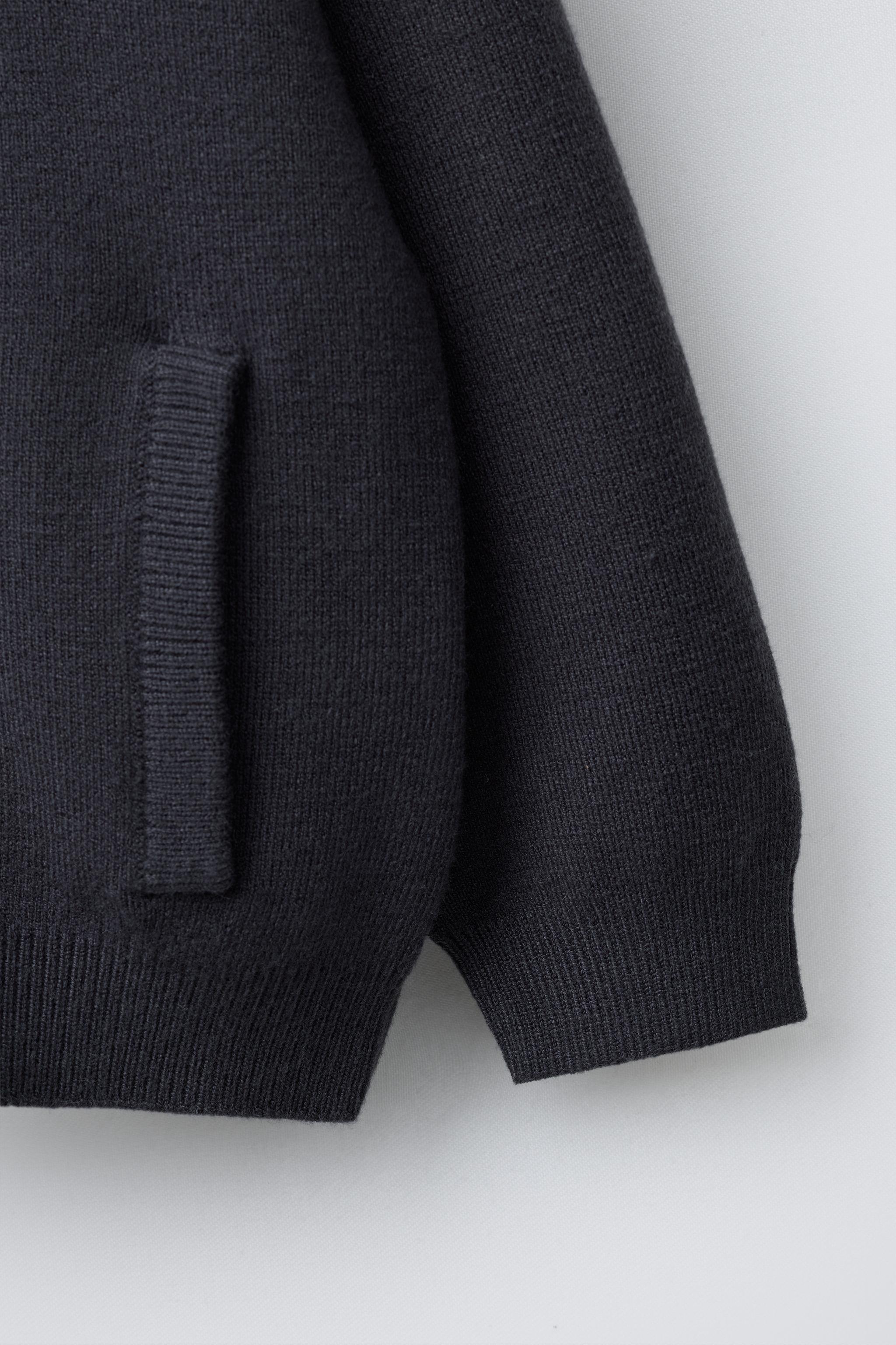 KNIT JUMPER WITH LETTER PATCH