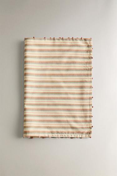 COLOURED STRIPE PLACEMAT - Vanilla by Zara - Image 1