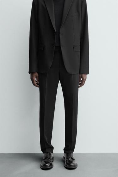 PANTALÓN TRAJE CONFORT - Negro de Zara