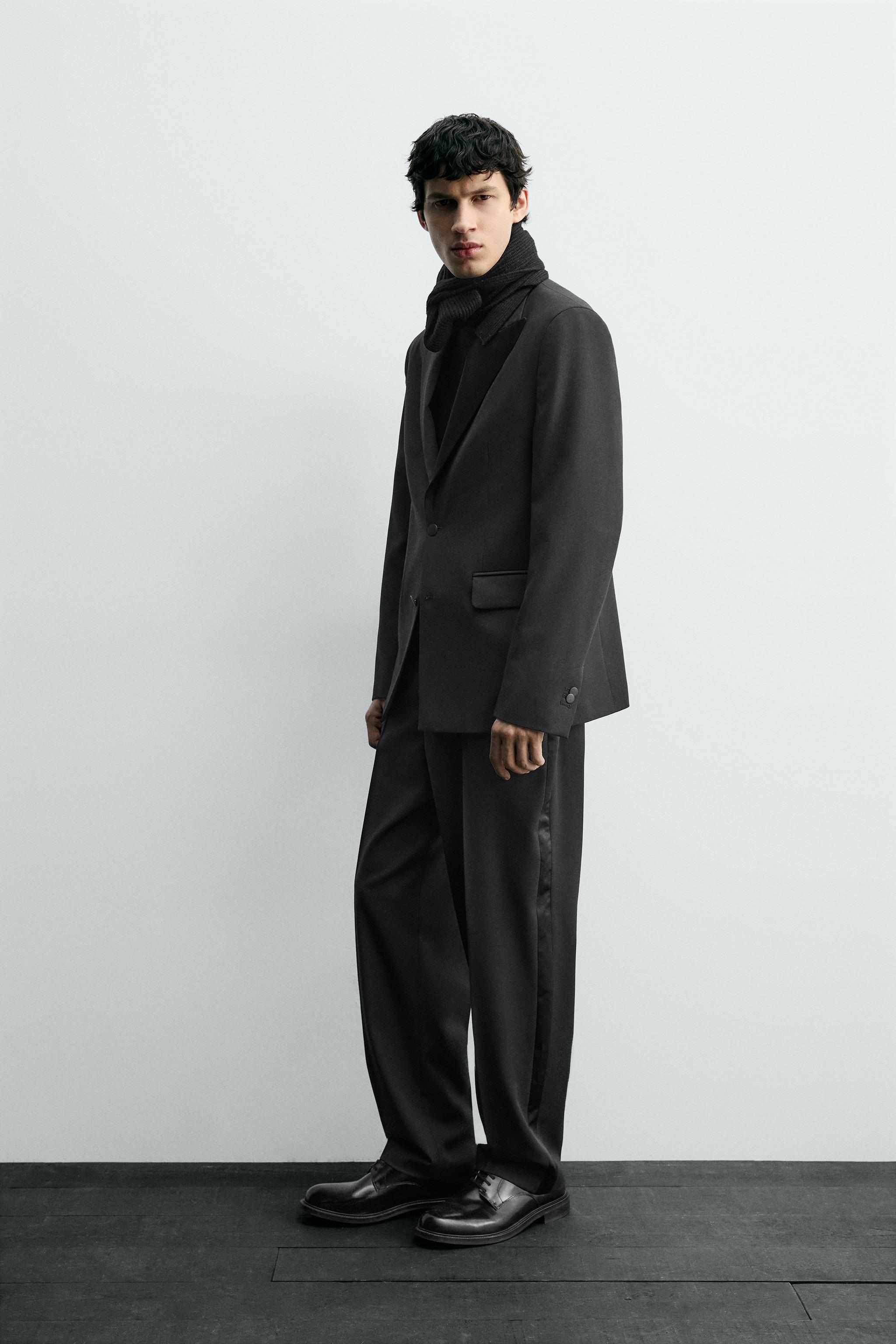 VESTE DE SMOKING REGULAR FIT AVEC LAINE