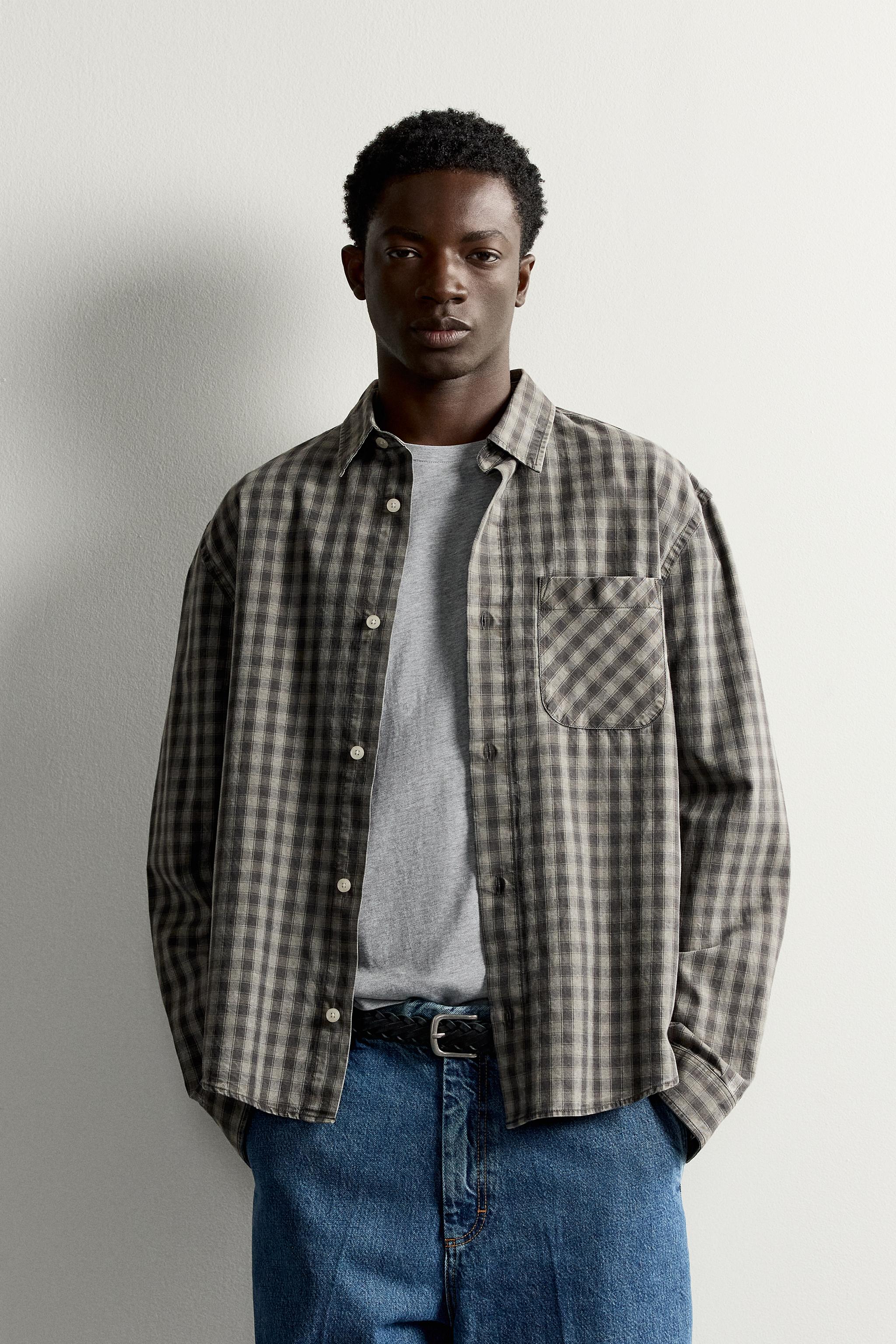 CHEMISE REGULAR FIT LYOCELL - COTON
