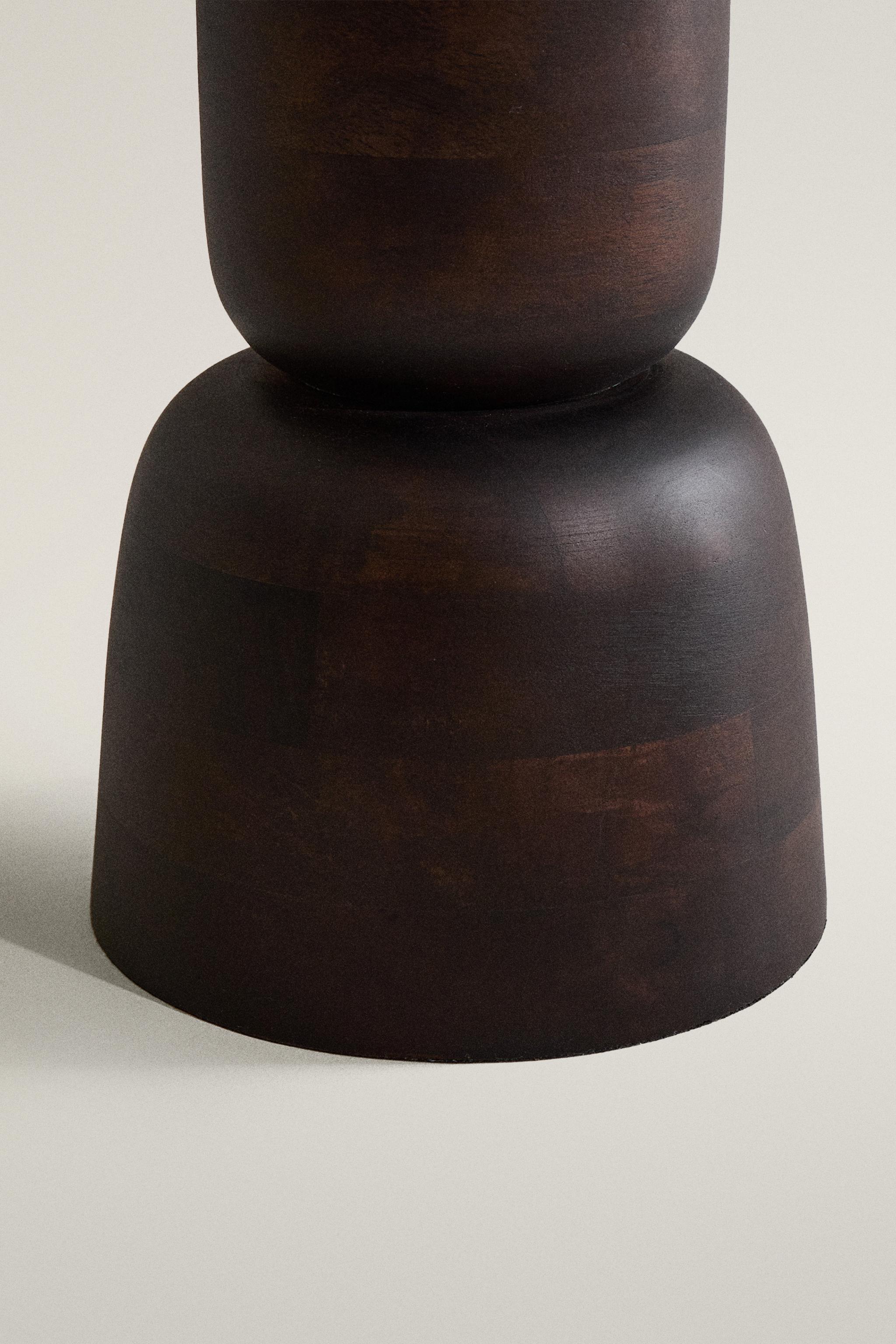 WOODEN SIDE TABLE