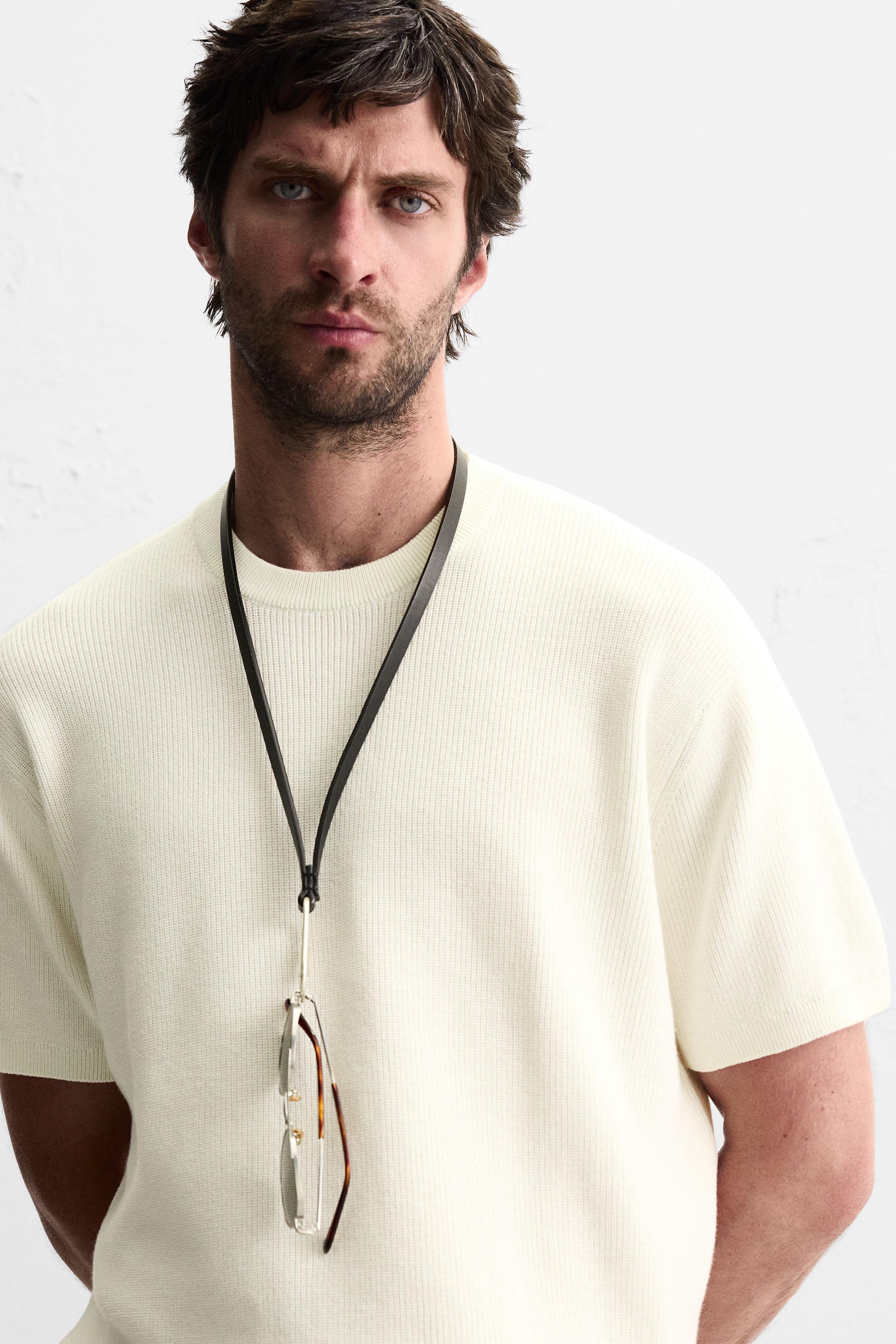 PURL KNIT T-SHIRT