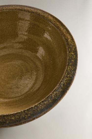 DECORATIVE TERRACOTTA BOWL - Ochre by Zara - Image 2