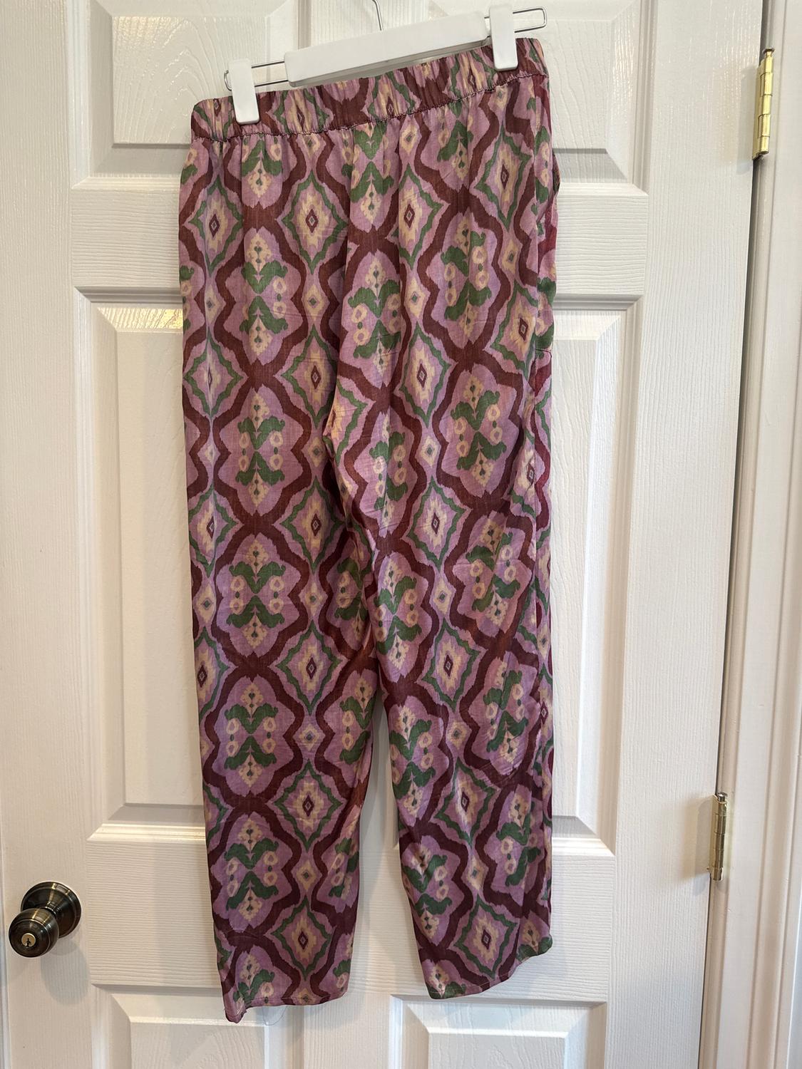 SOFT SILKY PANTS WITH NARROWING LEG - Image 6
