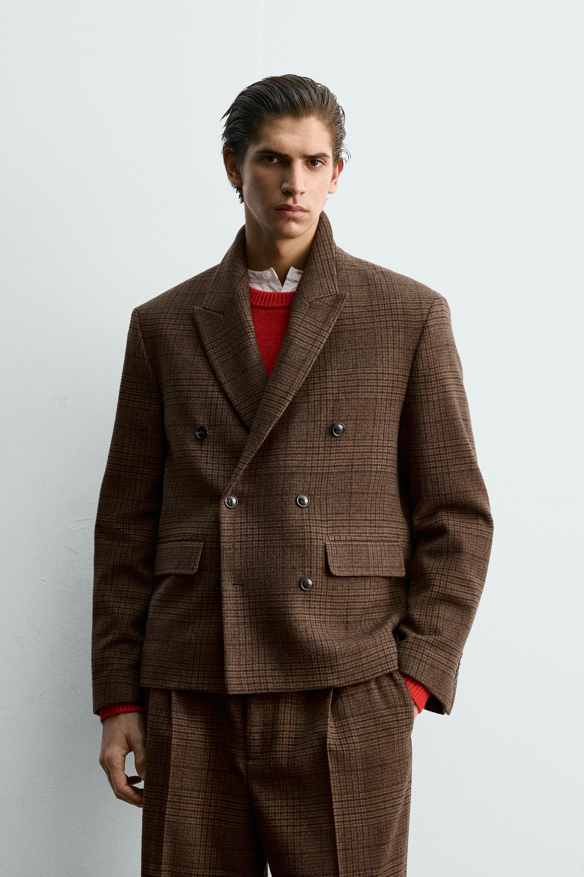 ブラウンブレザー – メンズ | ZARA 日本