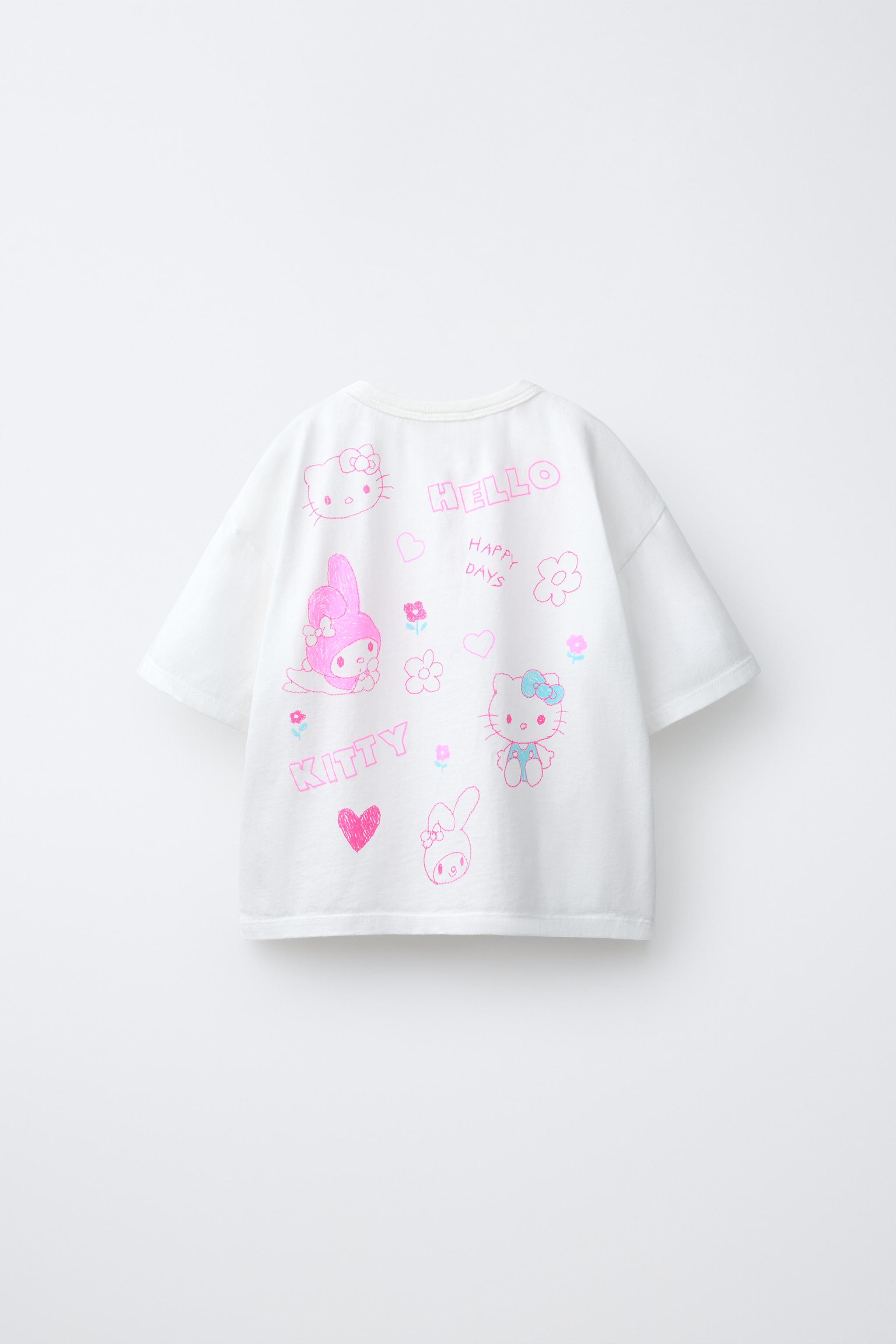 EMBROIDERED HELLO KITTY © SANRIO T-SHIRT