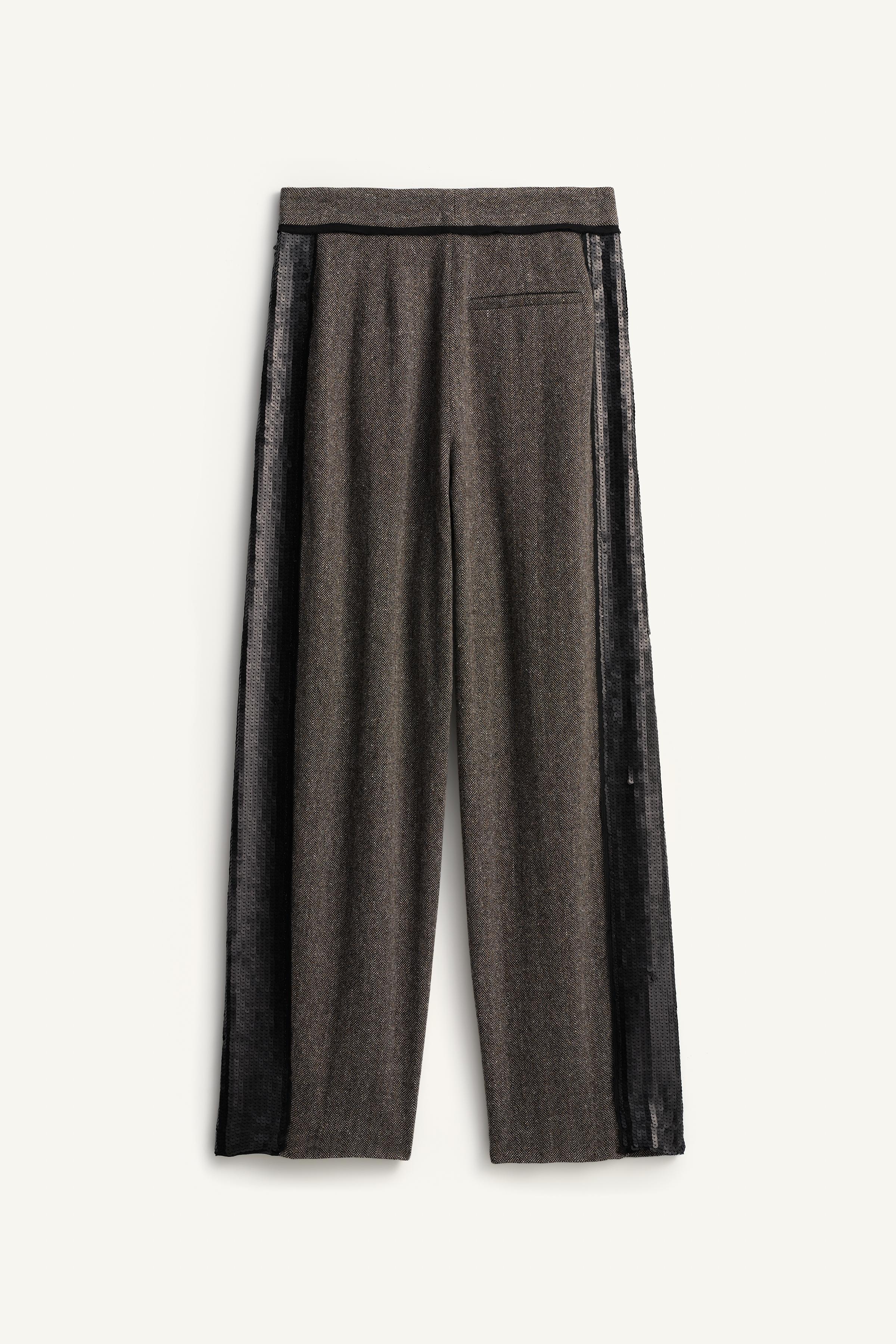 LIMITED EDITION SEQUIN PLEATED PANTS