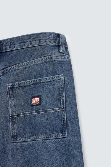 DENIM CHINO TROUSERS - Blue by Zara - Image 10