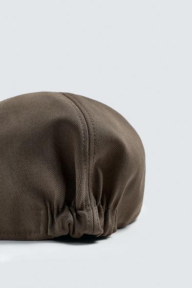 STRUCTURED BERET - Khaki by Zara - Image 2