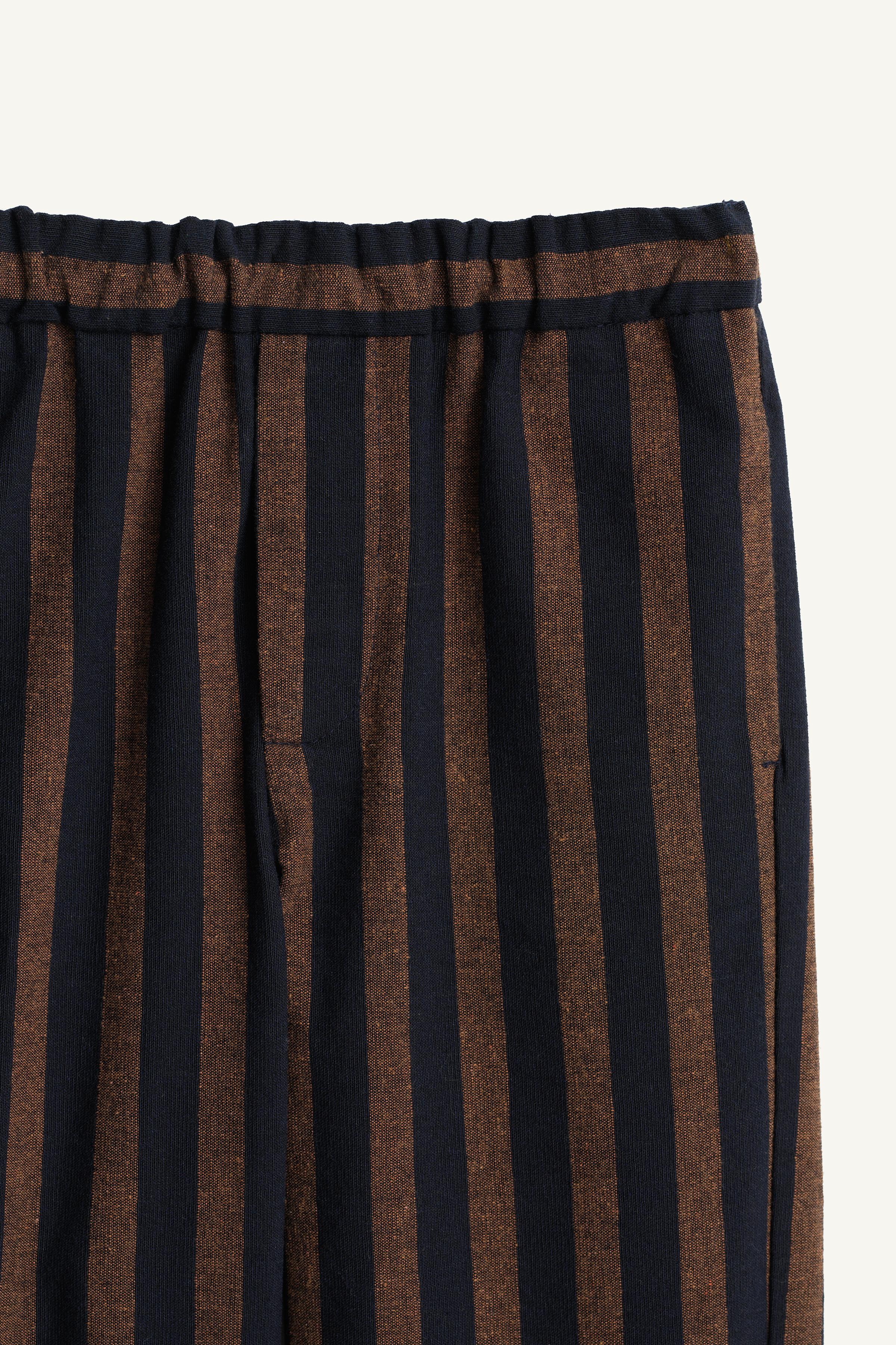 LIMITED EDITION STRIPED BAGGY PANTS