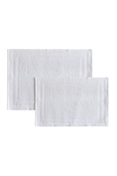 COTTON BATH MAT - White by Zara