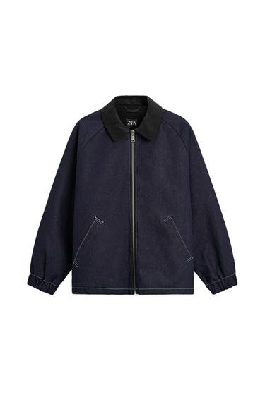 CAZADORA DENIM COMBINADO