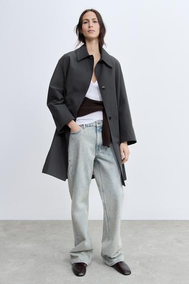 JEANS ZW COLLECTION RECTOS TIRO MEDIO - Azul claro de Zara