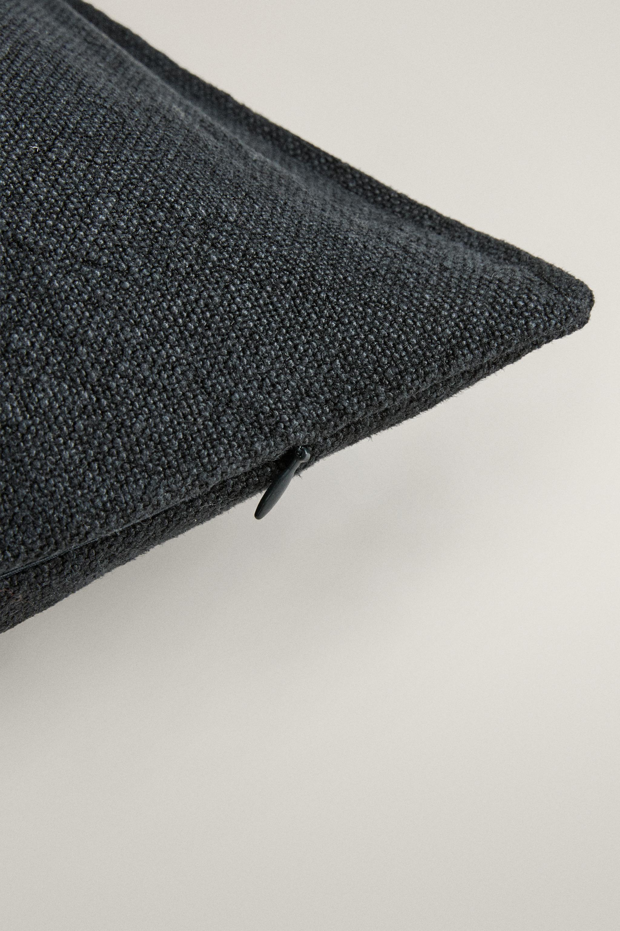 JUTE THROW PILLOW COVER