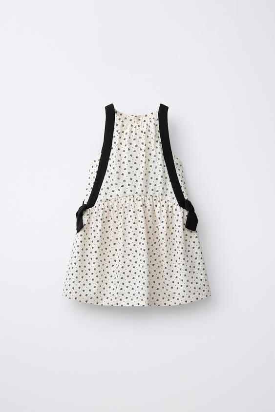 FLORAL PRINT DRESS - Ecru by Zara - Image 0