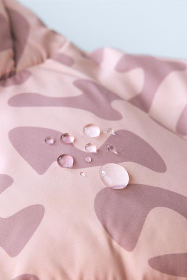 MANTEAU IMPRIMÉ ANIMAL DÉPERLANT - Rose de Zara - Image 9