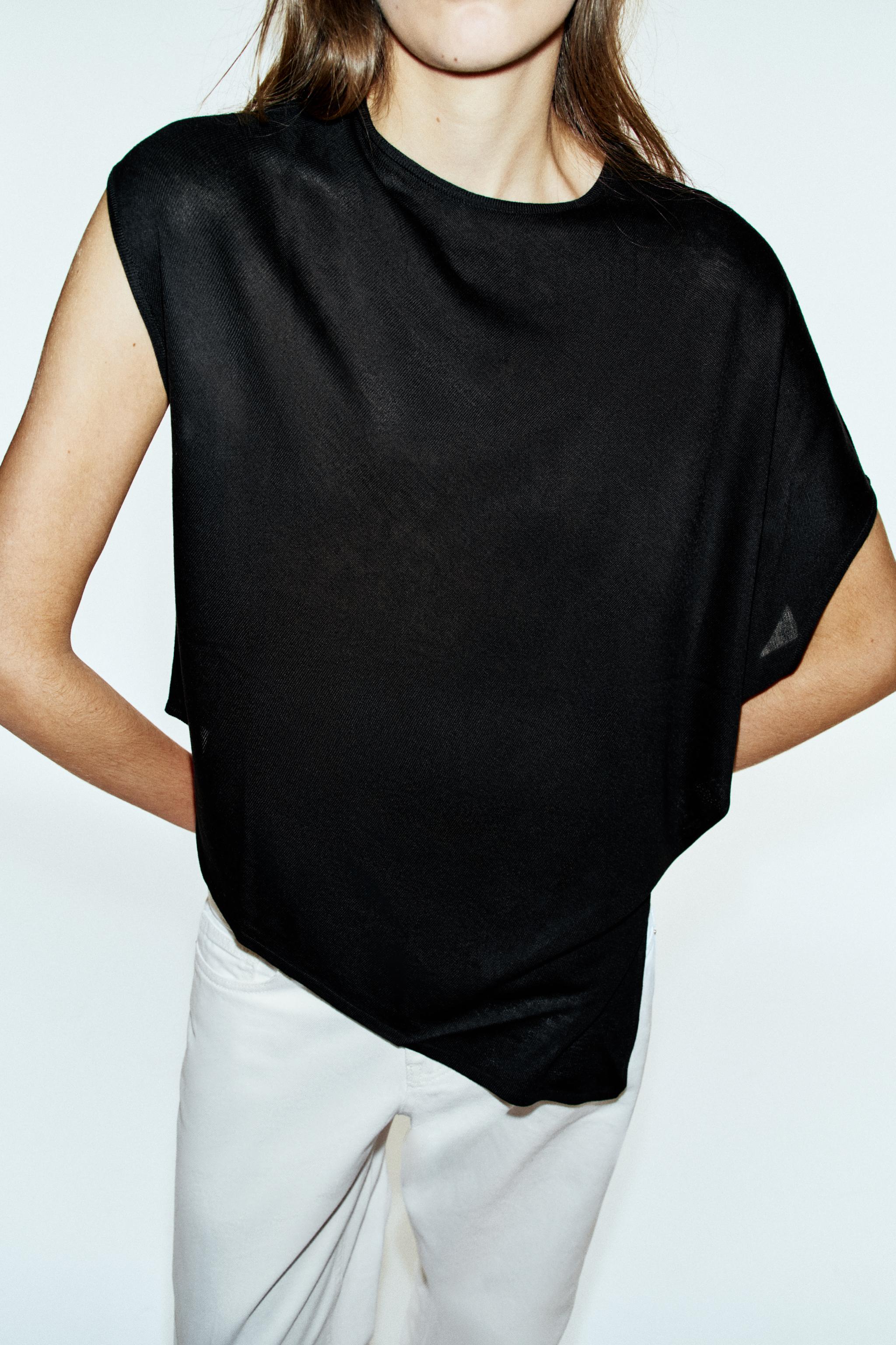 ASYMMETRIC KNIT TOP