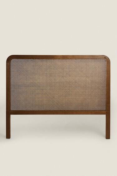 CABECEIRA DE FREIXO E RATTAN - Marrom da Zara