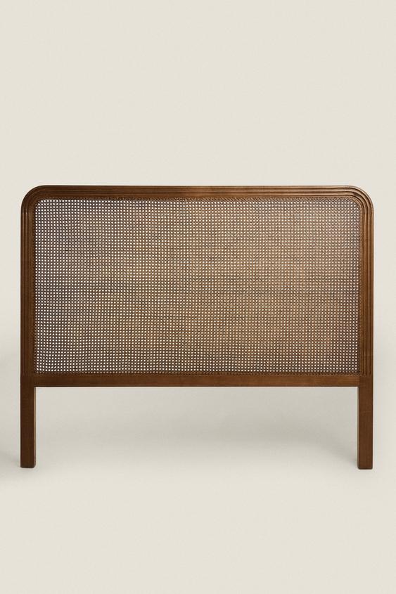 Zara ASH AND RATTAN HEADBOARD - Brown - Image 0