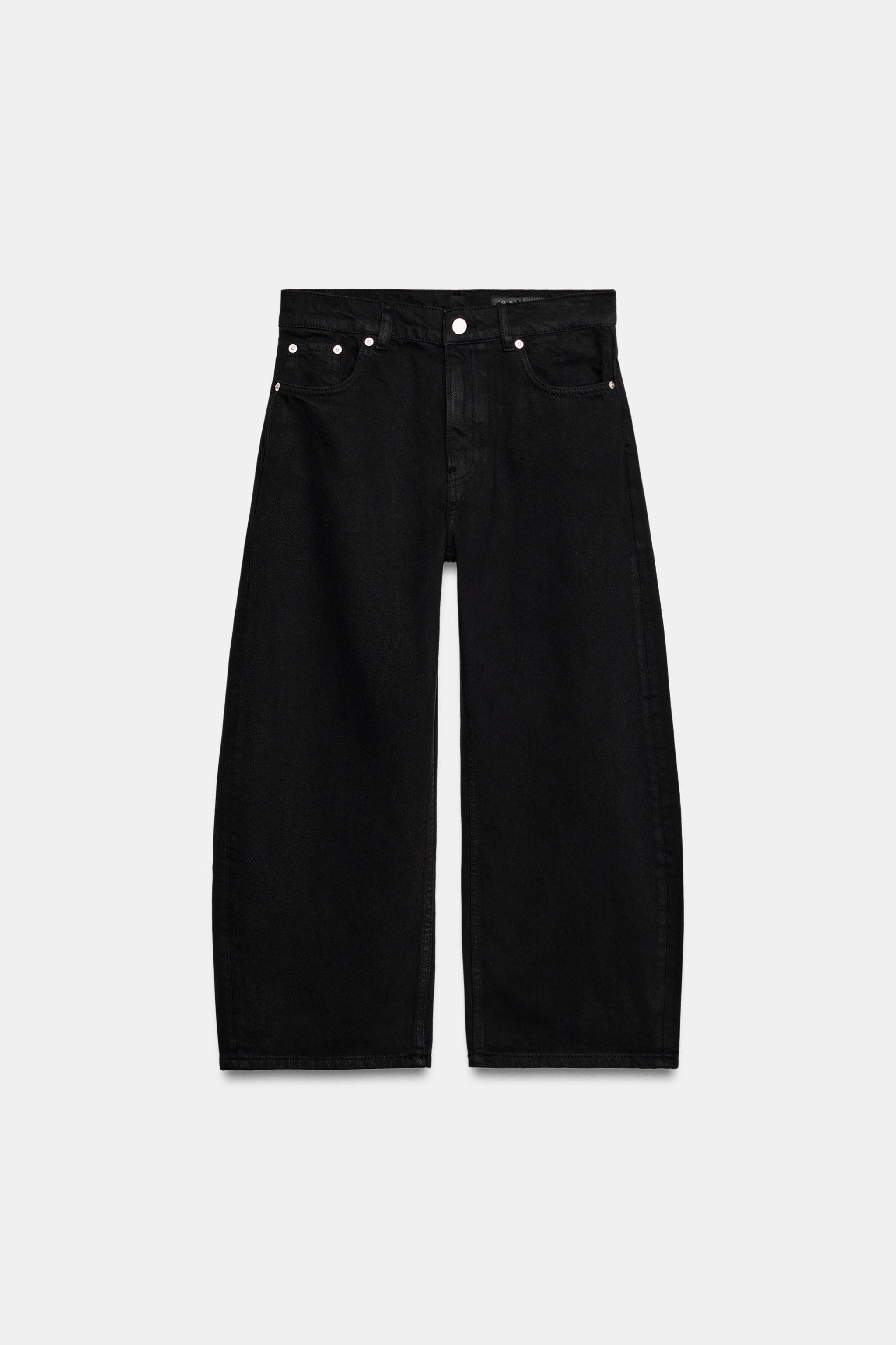 ZW COLLECTION MID-RISE CAPRI BALLOON JEANS