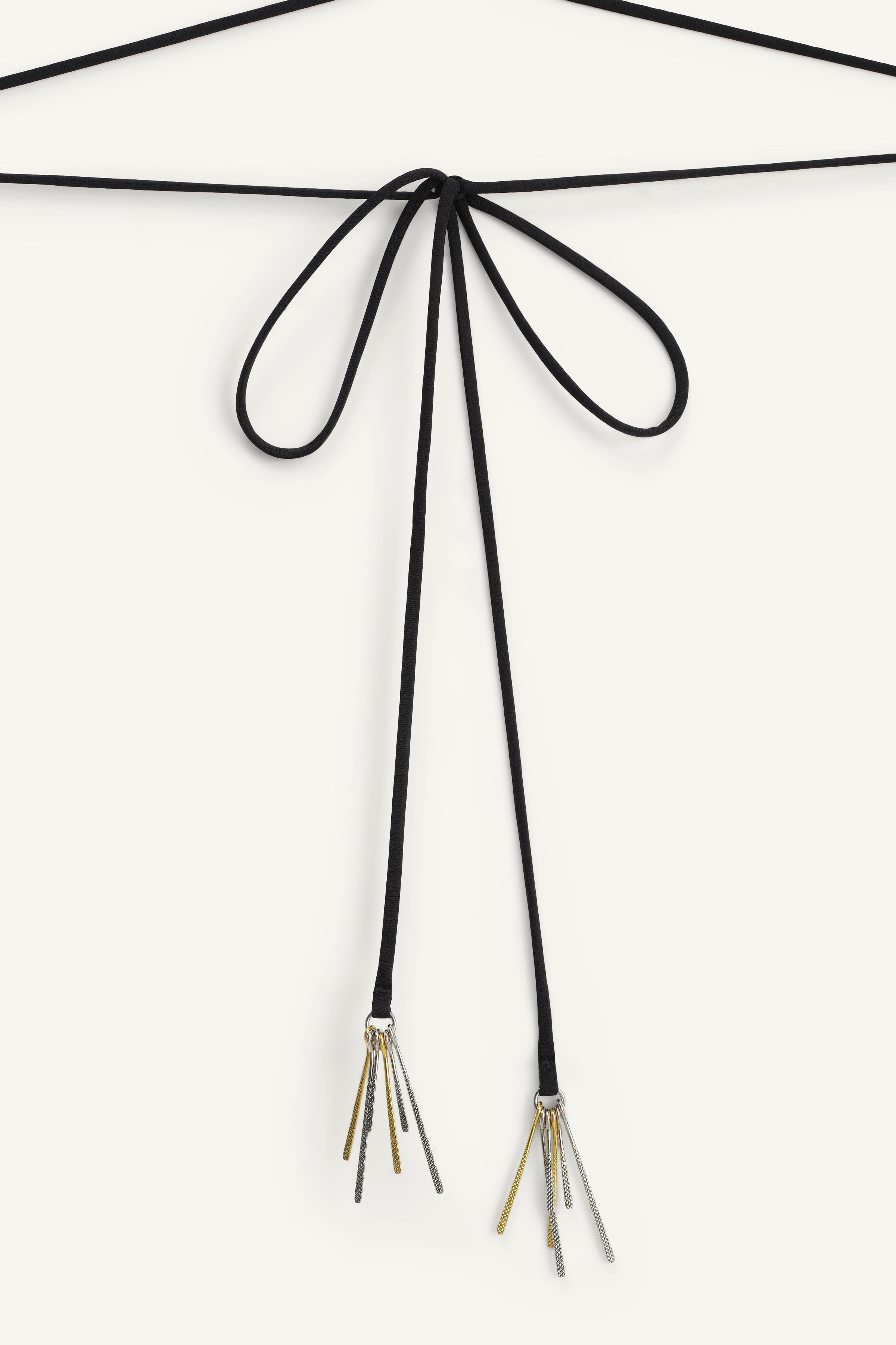 すぐ届く☆ZARA LIMITED EDITION ビーズ付きトライアングルブラ レースとビーズのトライアングルブラ - エクリュ | ZARA Japan