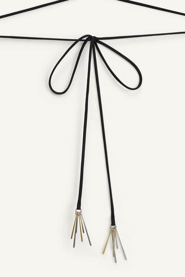 SOUTIEN-GORGE TRIANGLE À DÉCORS LIMITED EDITION - Noir de Zara - Image 6