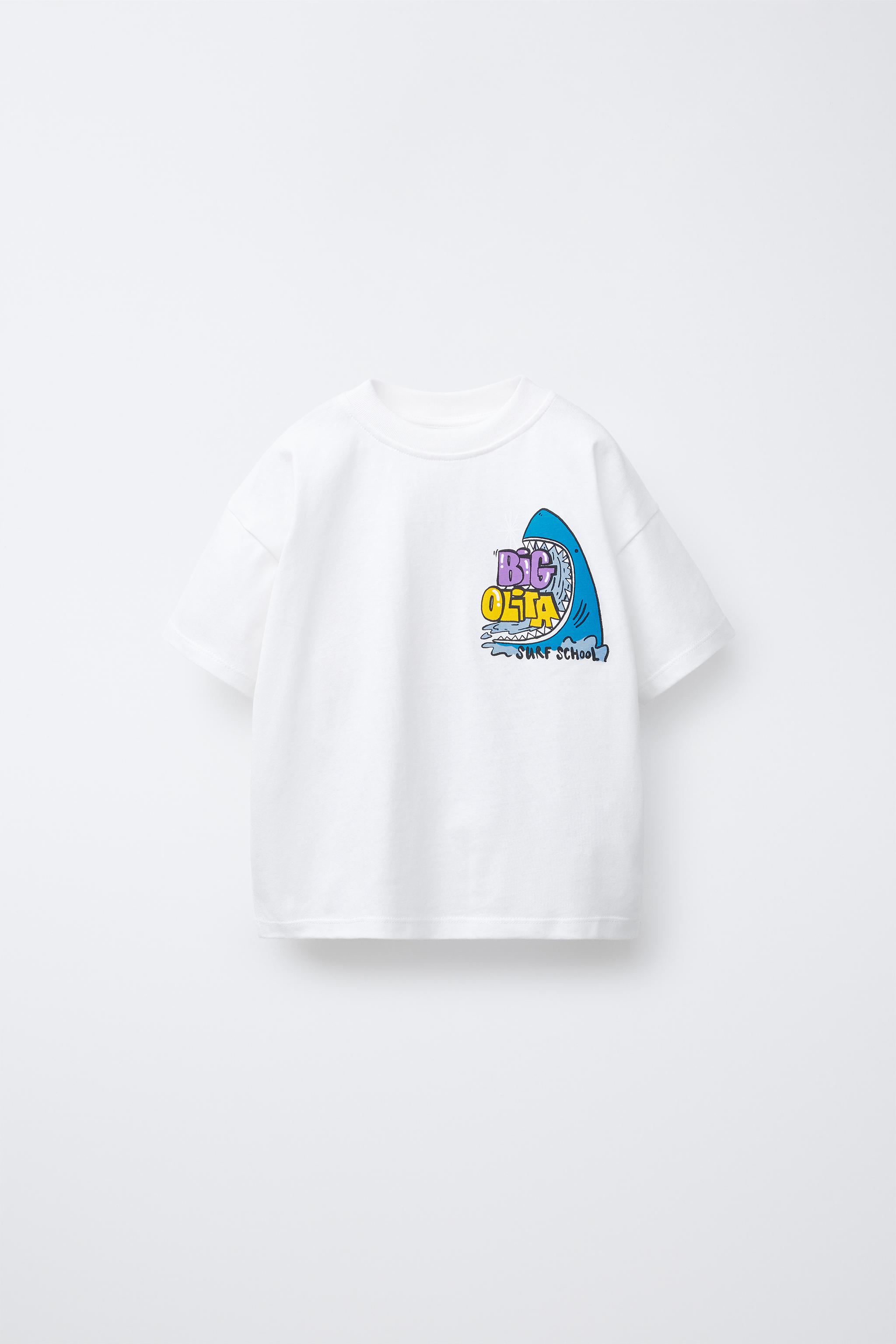 T-SHIRT IMPRIMÉ REQUIN