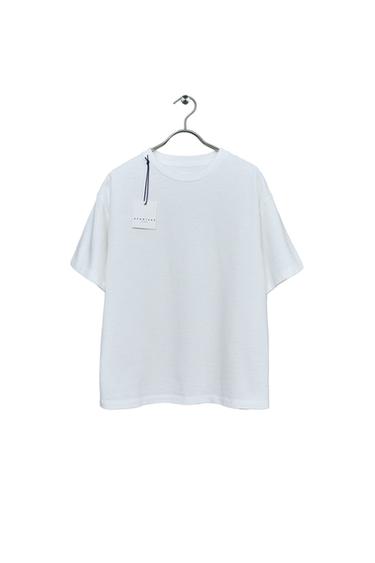 STORIESZ - CAMISETA LISA - Blanco de Zara