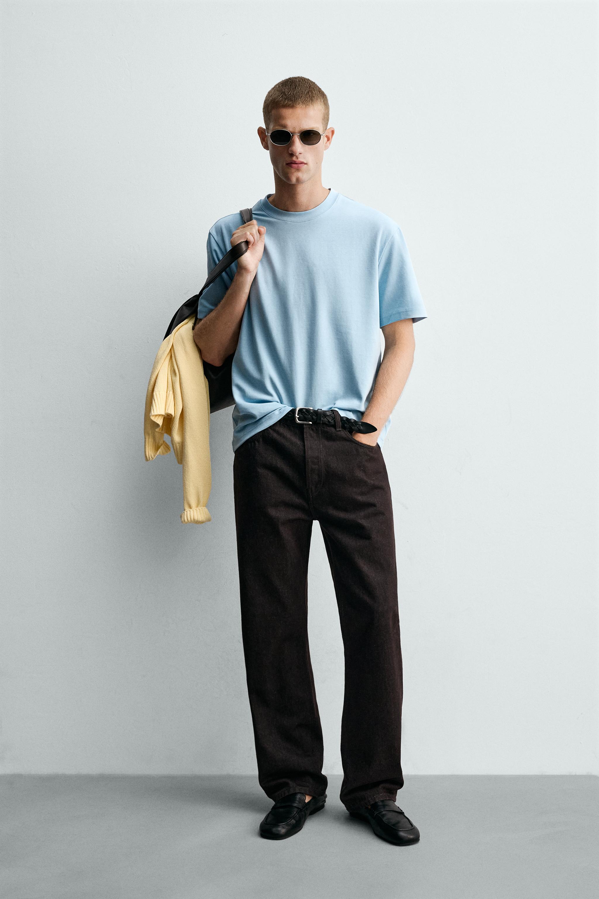 Zara RELAXED FIT İNTERLOK T-SHIRT /04