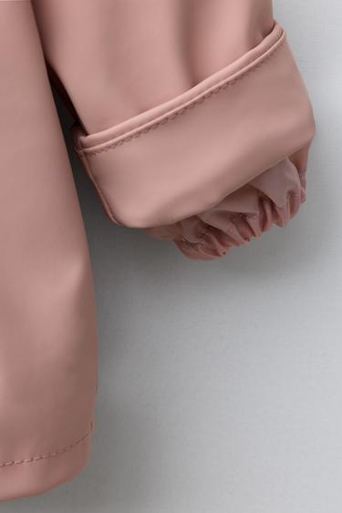 BLOUSON GOMMÉ DÉPERLANT - Rose de Zara - Image 4