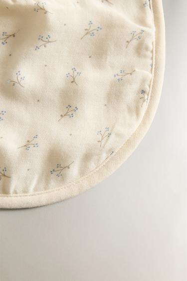 CHILDREN'S MINI FLOWER BIB - Oyster-white by Zara - Image 2