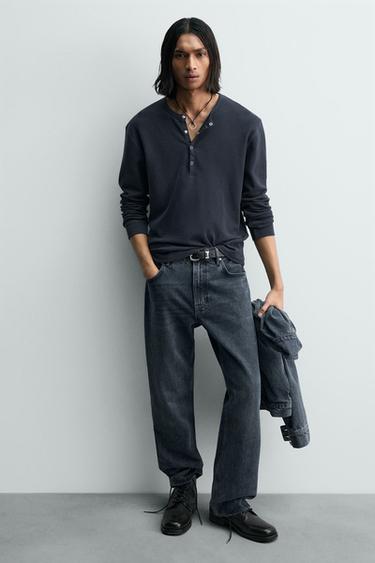 LIMITED EDITION LEATHER LACE-UP BOOTS - Black by Zara - Image 0