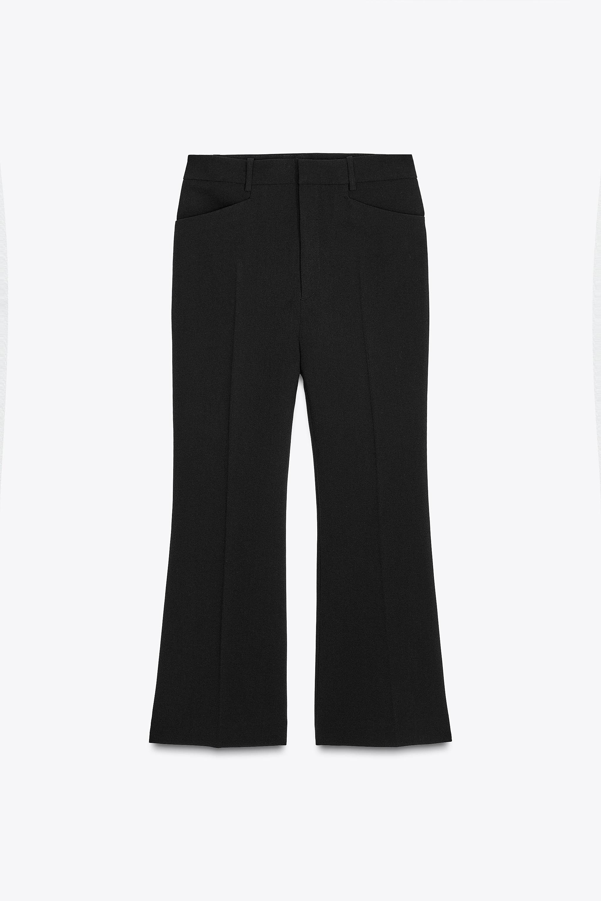 ZW COLLECTION MINI FLARE PANTS - Black | ZARA United States