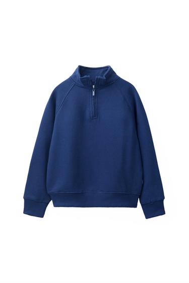 PLAIN LABEL SWEATSHIRT - Bluish by Zara
