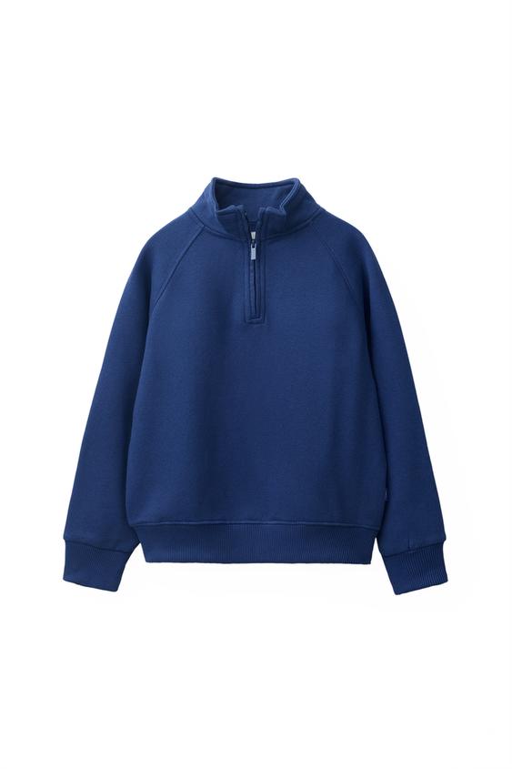 Zara PLAIN LABEL SWEATSHIRT - Bluish - Image 0